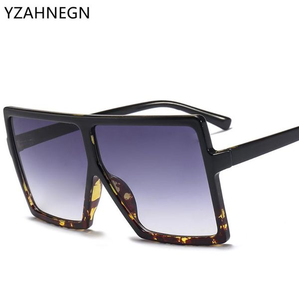 

sunglasses 2021oversized shades women black fashion square glasses big frame vintage retro female oculos feminino, White;black