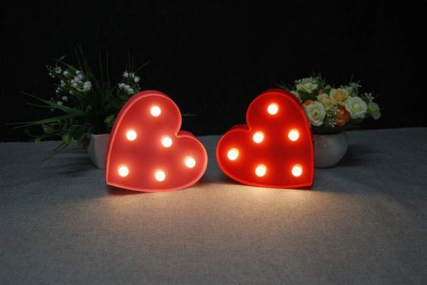 

gift wrap heart led night light