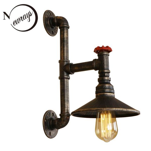 

wall lamps vintage industrial wind iron minimalist lamp led e27 220v lustre light for living room bedroom hallway restaurant cafe