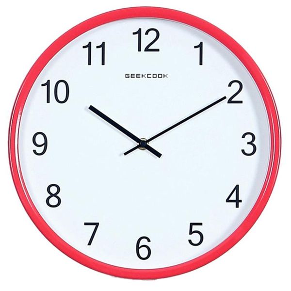 

12/14 inch creative modern design mute wall clock room office store home decor battery operated silent light luxury clocks