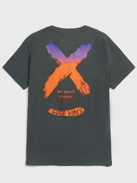 

men slogan graphic tee b9lm#, White;black