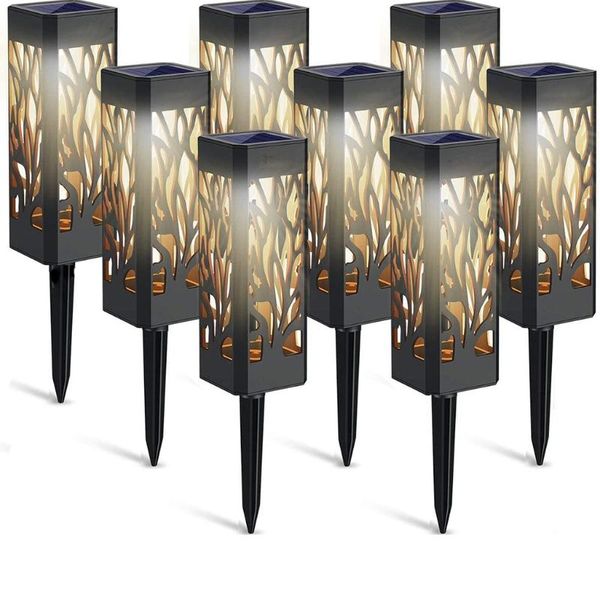 

garden decorations 83xc led solar light outdoor hollow projection lamp buried lawn waterproof landscape path