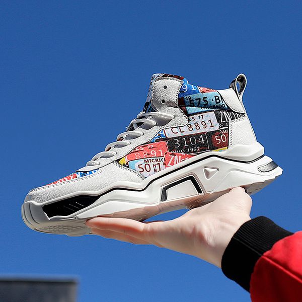 

brand sneakers china shoes man fashion hand painted high casual shoes for male summer footwear for men chaussure homme