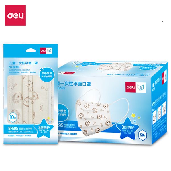 

disposable deli for 19395 children printed travel bacteria protective mask adjustable plastic nose clip 10