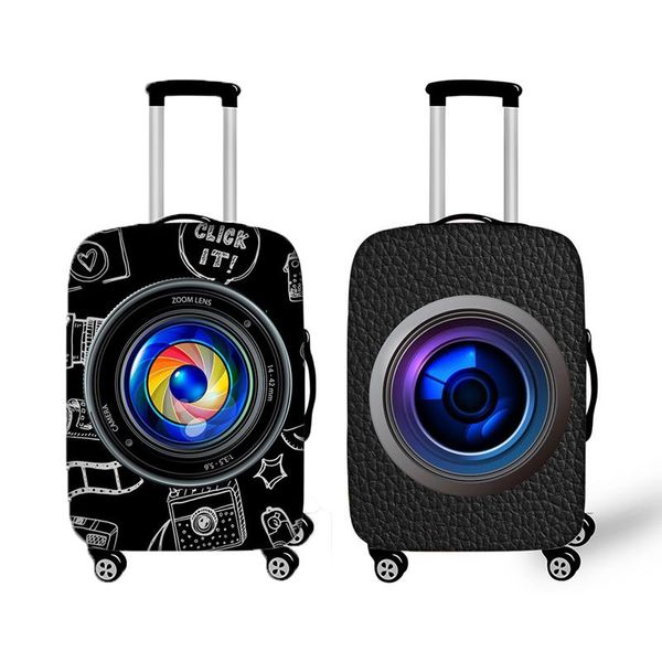 

toiletry kits camera pattern thicken suitcase protective cover fashion elasticity dust for 19-32 inch case travel accessories