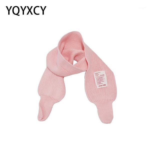 

scarves yqyxcy scarf children autumn winter knitting for girls boys kids baby cute candy color fashion warm casual, Blue;gray