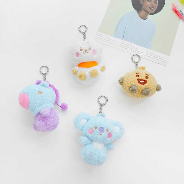 Kpop Markenstil Kawaii Plüschtiere Puppen Anime Umgebung Stofftier Dekoration Feines Geschenk für Mädchen 210724