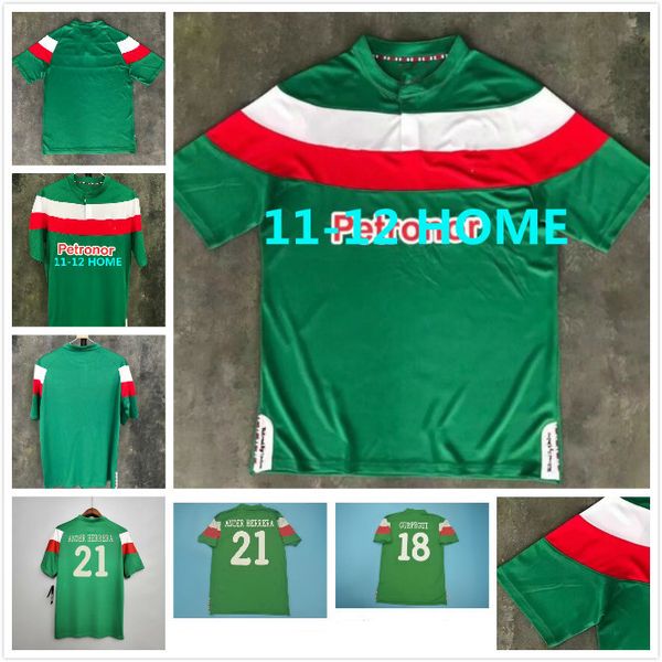 

2011 12 muniain retro soccer jersey athletic classic football shirt martinez gabilondo llorente gomez ancient maillots, Black