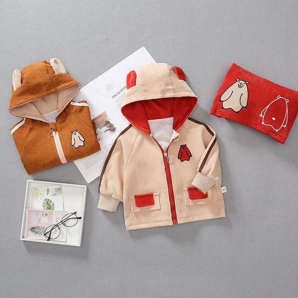 

jackets 2022 spring baby casual tracksuit children boys girl hoodies jacket kids suit cotton infant clothing sport outwear 0-4 years, Blue;gray