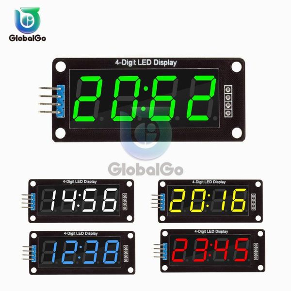 

desk & table clocks 0.56 inch 4 bits led digital display module tube for arduino 7 segments clock double dots tm1637 electric
