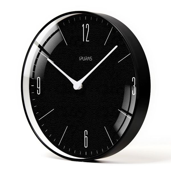 

black nordic wall clock mechanism living room decoration metal clocks home decor modern undefined kitchen gift