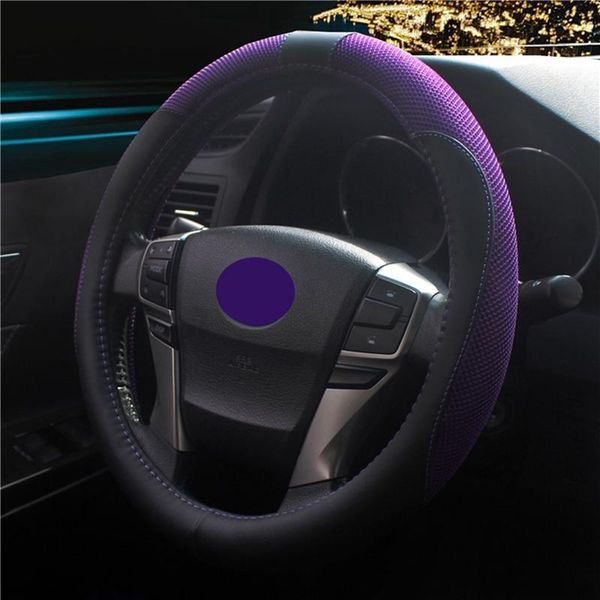 

steering wheel covers sandwich fabric soft anti-slip car-styling sport auto