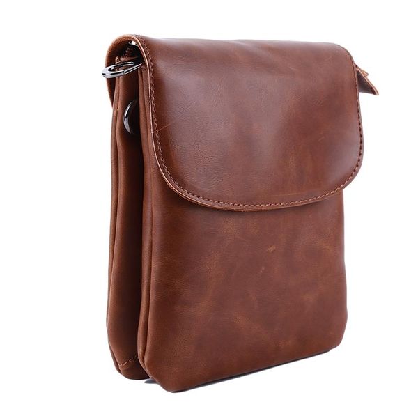 

design men's chest bag small shoulder diagonal leisure retro trendy original flap single versatile pu waist bags