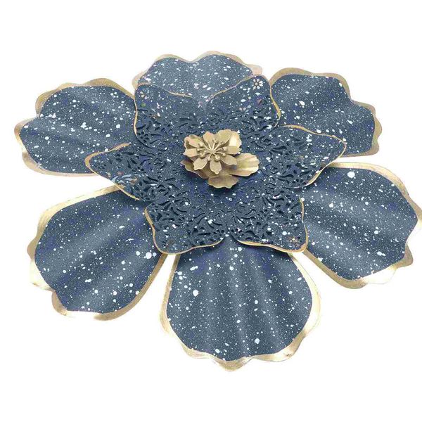 

wall stickers creative indoor iron art simulation flower decor hanging pendant home