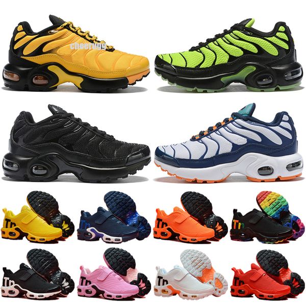 

kids boys girls runing shoes athletic tn plus sneaker baby sneakers white black sports fashion trainer gift