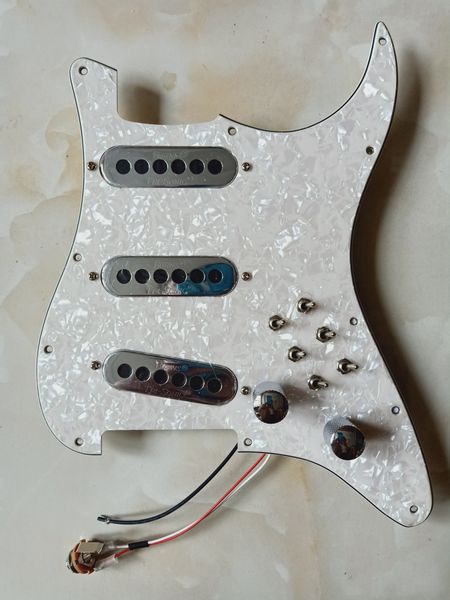 

updated prewired pickguard silver burns tri-sonic pickups for brian may special guitar welding harness 1 set