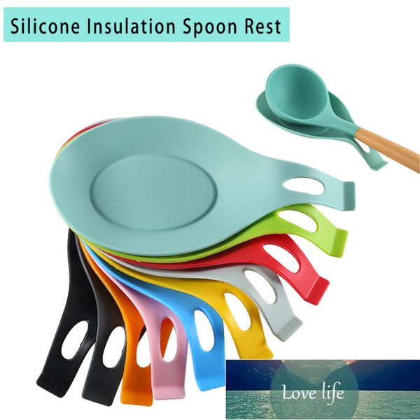 Alimento grau de silicone colher maticone resistente ao calor placemat bandeja placemat colher almofada coaster cozinha ferramenta ferramenta de fábrica preço especialista qualidade mais recente