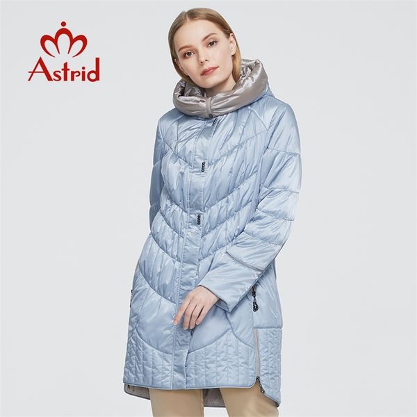 

astrid jacket winter women coat casual female parkas female hooded coats solid ukraine plus size fashion style am-5810 210913, Black