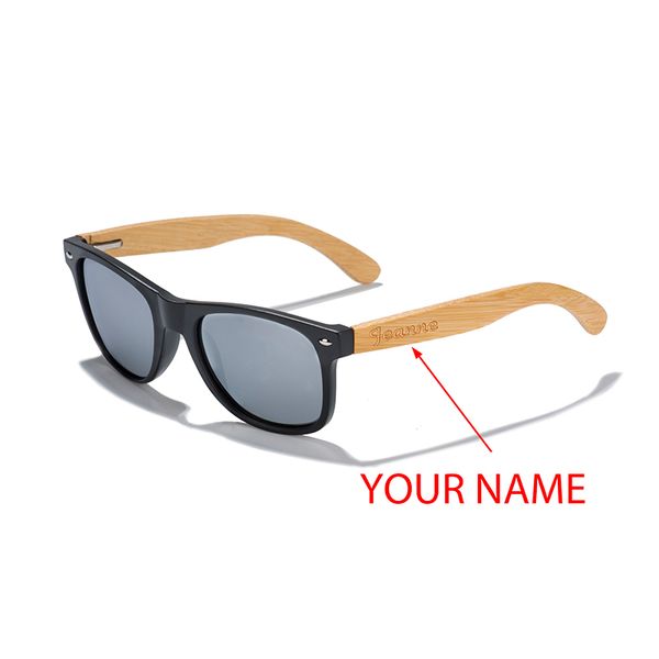 Bobobird Sunglasses Mulheres Homens Homens De Madeira Sol óculos Personalizar Braço Grava Nome Gafas de Sol Mujer Pollarized Groomsman Gift Eyewear
