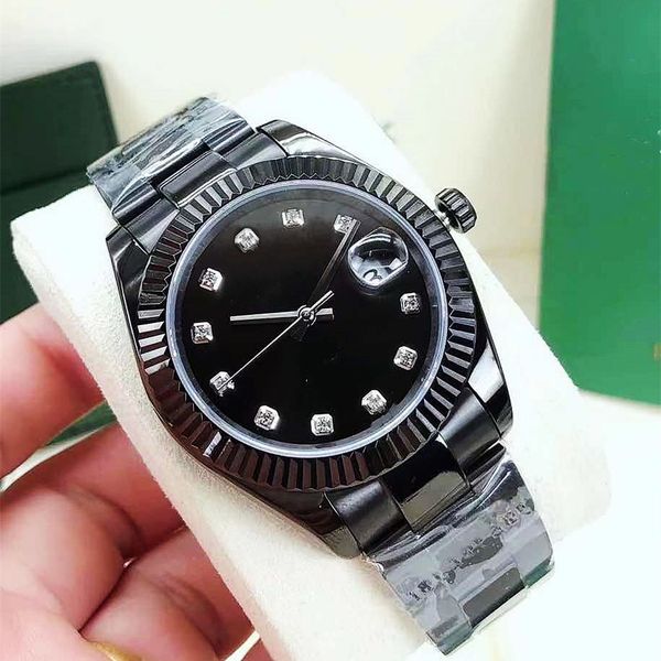 

qr56 qr56 master design automatic mechanical men's watch luxury fashion dial large window calendar folding buckle sapphire glass, Slivery;golden