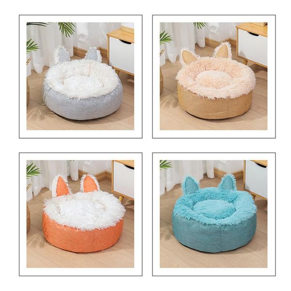 

removable cat house, dog ear type warm soft pet nest beds & furniture