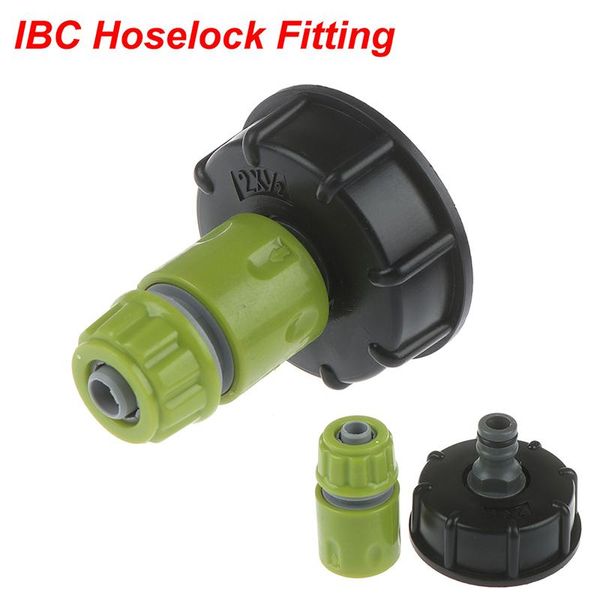 

garden water ball valve for ibc container s60x6 adapter plant tap cap with male thread hose connection watering equipments