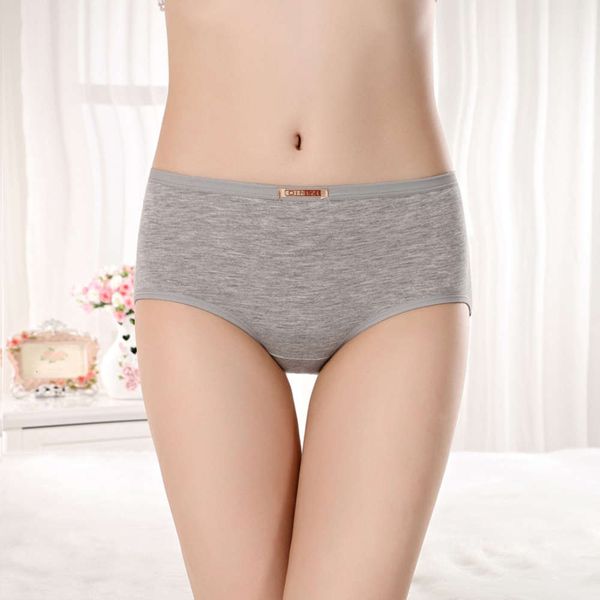 

tinizi medium waist pure cotton triangle color simple, Black;pink