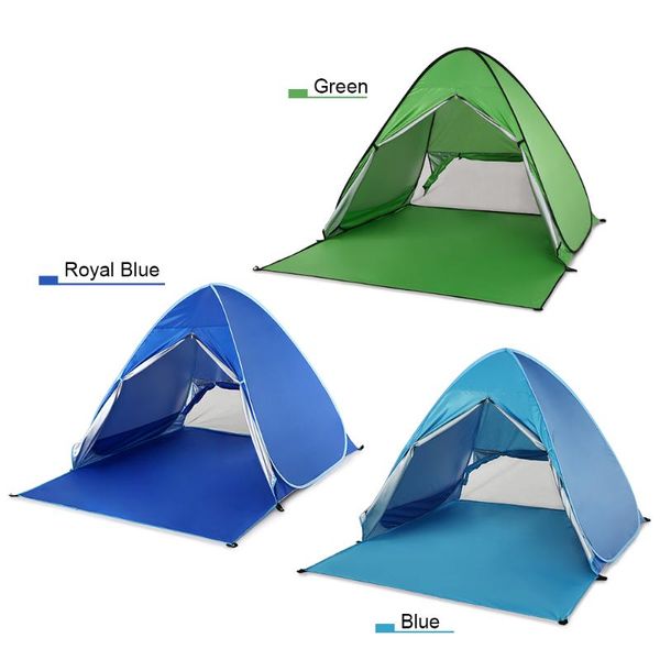 

lixada outdoor camping tent 2 people automatic instant up beach lightweight uv protection sun shelter cabana tents and shelters