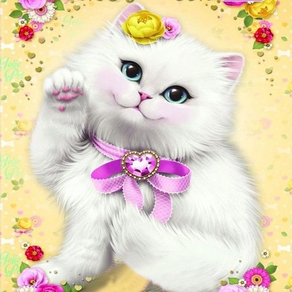 

diamond painting 5d diy cat cross stitch full embroidery cartoon rhinestone mosaic kids room decoration