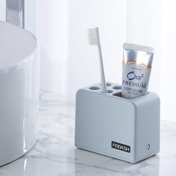 

toothbrush holders 1pc plastic holder toothpaste storage rack tooth brush dispenser bathroom organizer accessories tools n1102