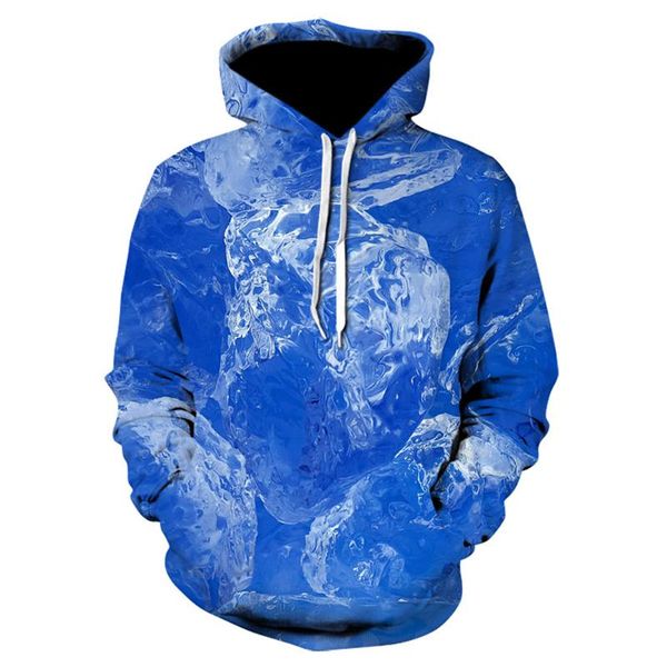 

men's hoodies & sweatshirts color sweater spring and autumn women's clothing 3d printed hooded comfortable casual hoodie top, Black