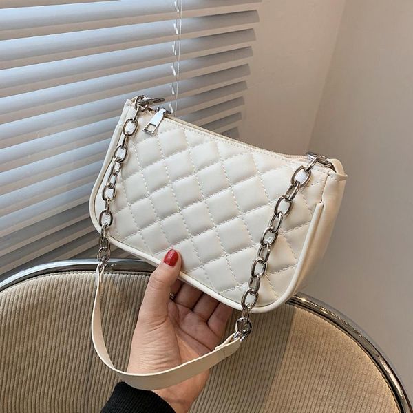 

women underarm bags solid ladies baguette handbags soft pu leather fashion designed girls small shoulder cross body