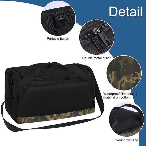 

tavel bag customizable men's travel portable multi-function duffel business sports large-capacity bags