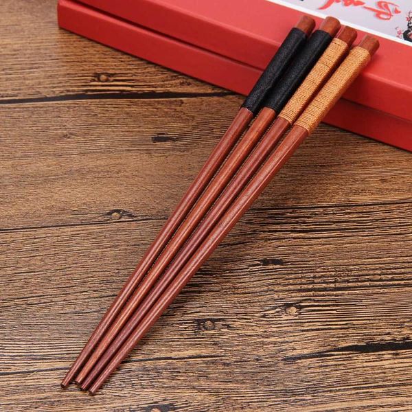 

chopsticks japanese style natural handmade kamoku wood baby exquisite non-slip kitchen accessorie learner gifts set