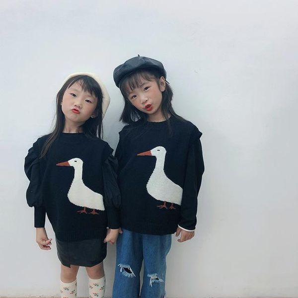 

autumn winter kids knitted vest korean o-neck cartoon duck pullover for girls and boys toddler baby casual waistcoats waistcoat, Camo