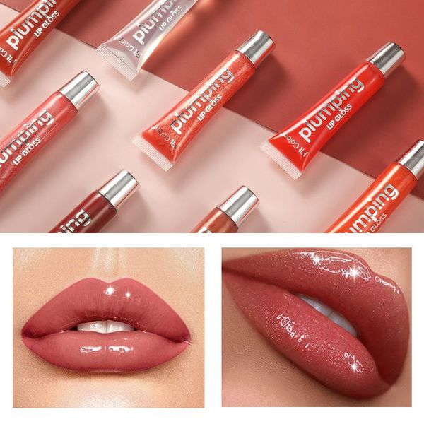 

lip gloss 4pcs moisturizing plumping makeup glitter nutritious lipstick