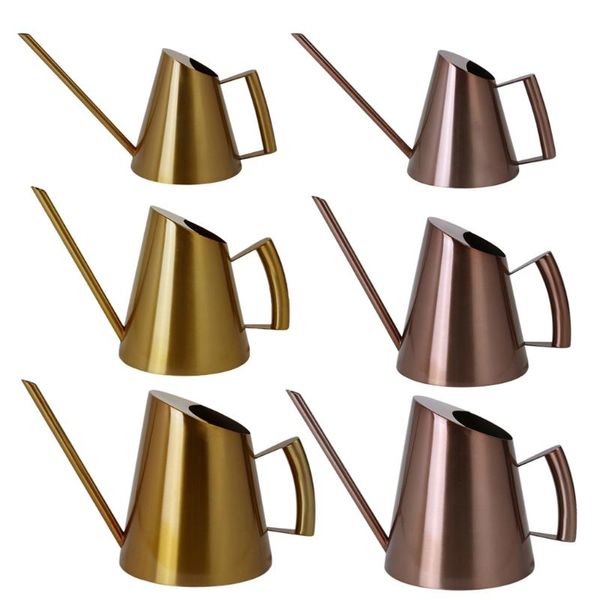 

watering equipments stainless steel can garden flower plants long mouth sprinkling pot tool