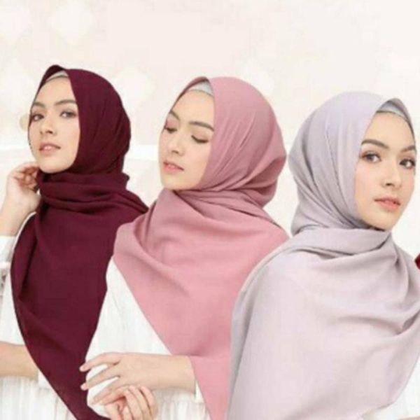 

fashion chiffon women scarf hijab wrap muslim shawl solid color arabic scarves scarves/scarf, Blue;gray