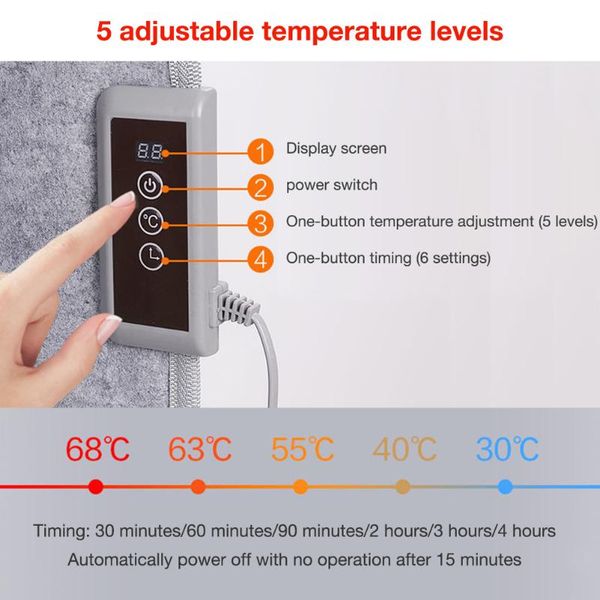 

carpets 210w 5 modes heat set winter heater portable foot warmer ayk-068 mold electric leg home and office folding comer