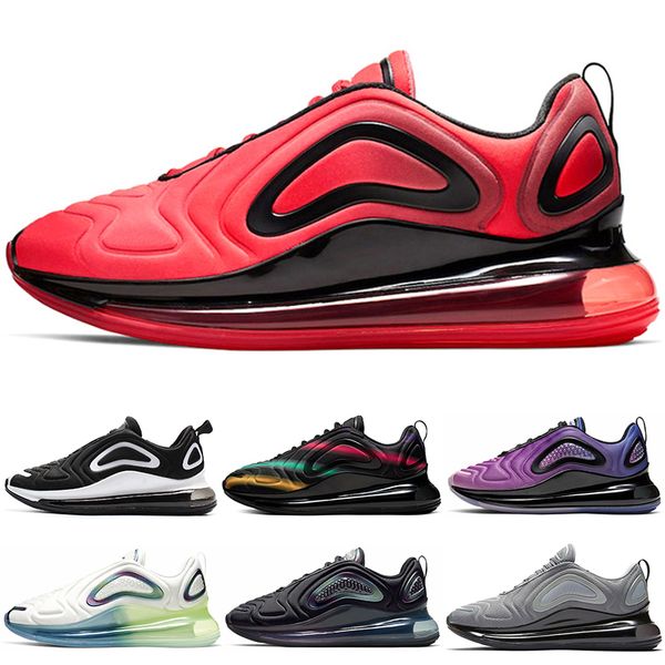 

new running shoes men women 720 sneakers aqua powder be true black red bold branding bubble pack cool grey midnight navy night maroon traine, White;red