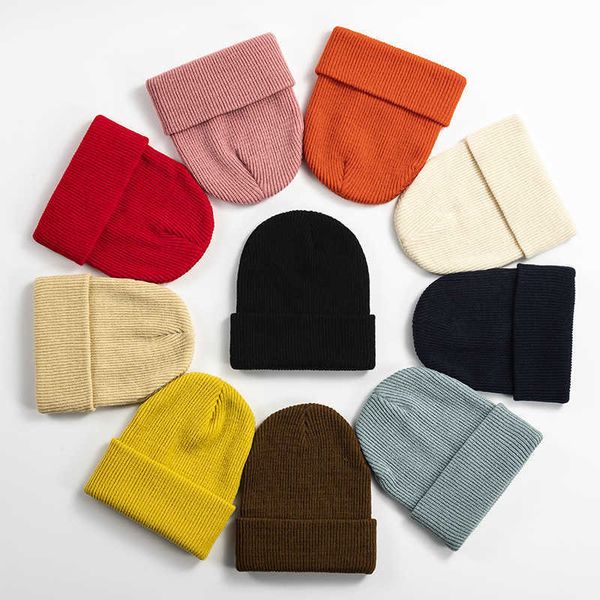 

2021 autumn and winter knitted hat for women men, Blue;gray