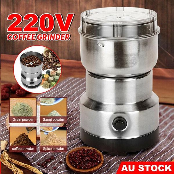 

electric coffee grinders grinder bean beans multifunctional home coffe machine grain kitchen tool