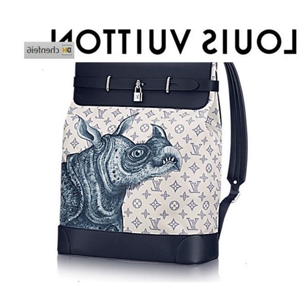 

business brand designer luxury wallet ioqr m54125 milk bags tea rhino pattern purse backpack men fashion shows long oxidized leather chai, Red;blue