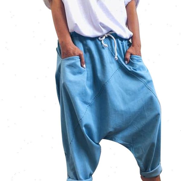 

womens capri women pant fashion casual pockets solid cotton blend vintage pants 35% drop, Black;white