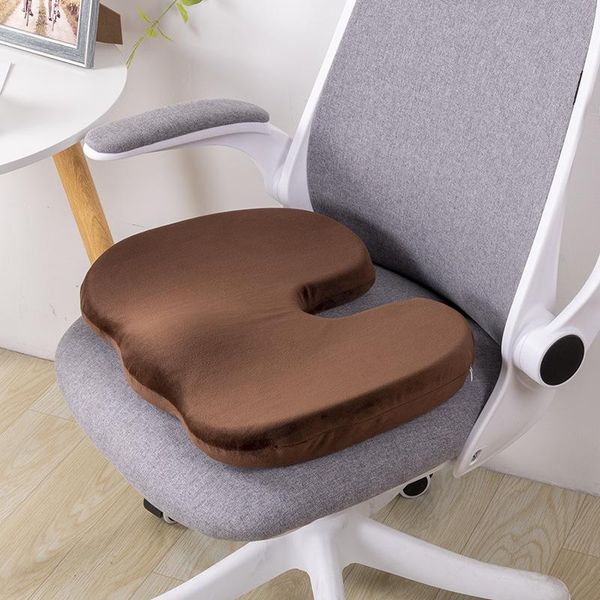 

cushion/decorative pillow plush pillows memory foam autumn and winter office chair hemorrhoid bu thickened stool cushion