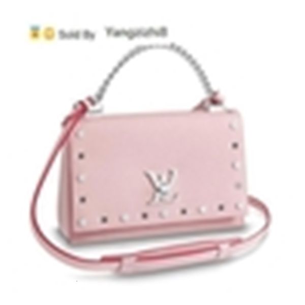 

yangzizhi8 women ii bb m53508 2018 new lockme fashion shows shoulder bags totes handbags handles cross body messenger bags, Black;red