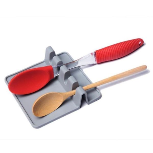 

table runner silicone spoon forks pads kitchen cooking spatula soup mats placemat rack chopsticks drain mat baking tools