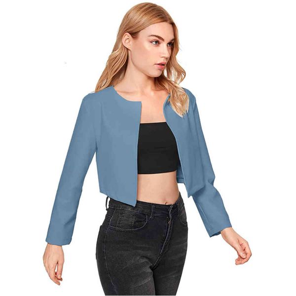 

leather jacket high fashion men belt open long sleeve, Black