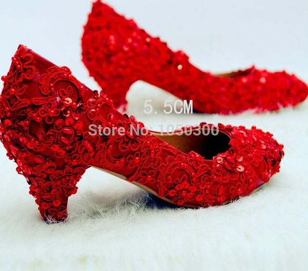 

dress shoes nice woman bridal lady crystal party prom red flower imitation pearl wedding, Black