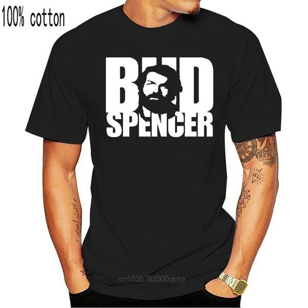 

men's t-shirts cotton men t shirts classical short sleeve hipster tees bud spencer hill 55 fan movie rugbyer dvd idea beer shirt, White;black